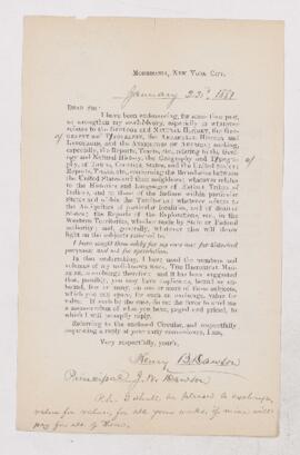 Letter, 22 January 1881
