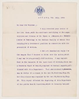 Letter, 7 July 1890