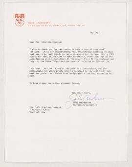 Letter, 24 April 1975