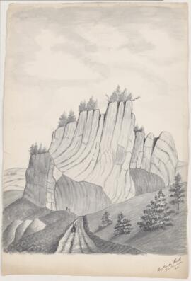 Painting, Big Plaster Rock, Shubenacadie