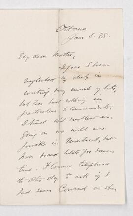 Letter, 6 January 1898