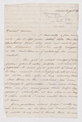 Letter, 25 August 1865