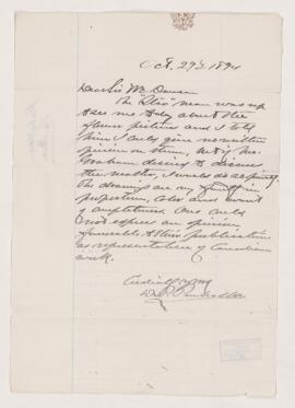 Letter, 29 October 1894