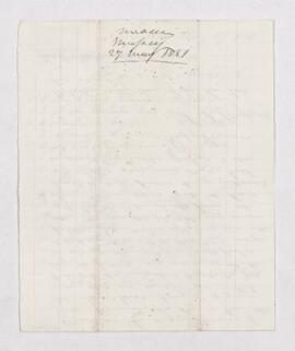 Account, March 1851