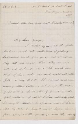 Letter, 13 March 1877