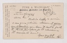 Letter, 22 January 1886
