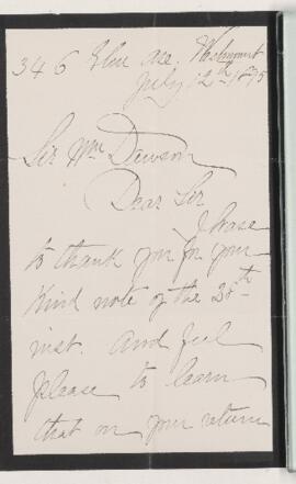 Letter, 12 July 1895