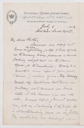 Letter, 1 July 1883