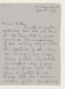 Letter, 5 June 1907