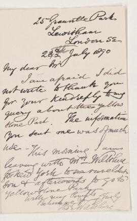 Letter, 23 July 1890