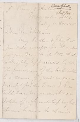 Letter, 15 July 1888