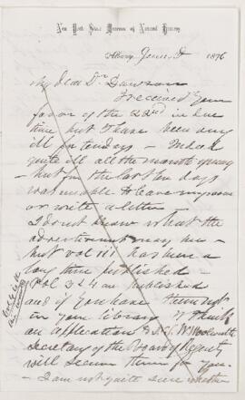 Letter, 3 June 1876