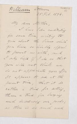 Letter, 25 February 1894