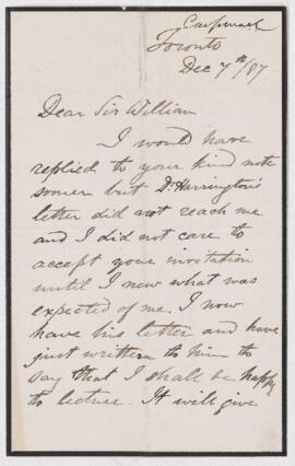 Letter, 7 December 1887