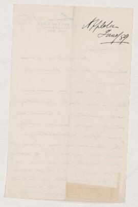 Letter, 27 June 1889