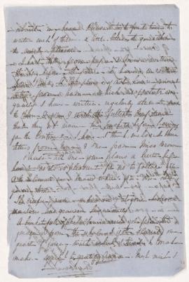 Letter fragment, London, England