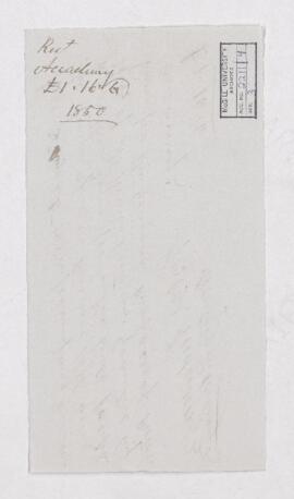 Account, 14 September 1850