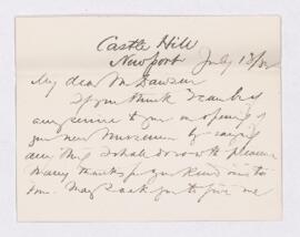 Letter, 13 July 1882