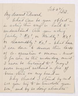 Letter, 5 February 1932