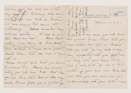 Letter, 13 September 1917
