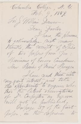 Letter, 11 February 1889