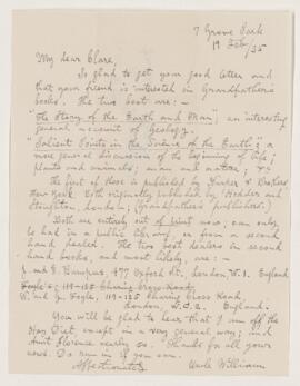 Letter, 19 February 1935