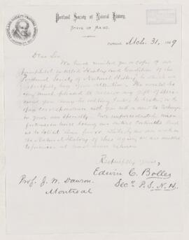 Letter, 31 March 1869