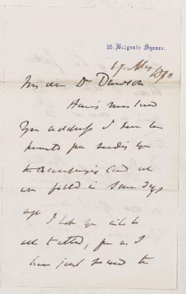 Letter, 17 May 1870