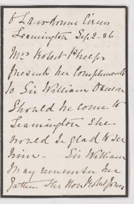 Letter, 2 September 1886