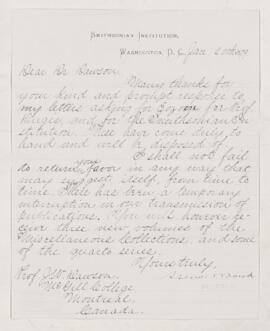 Letter, 20 January 1879