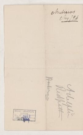 Letter, 20 August 1896