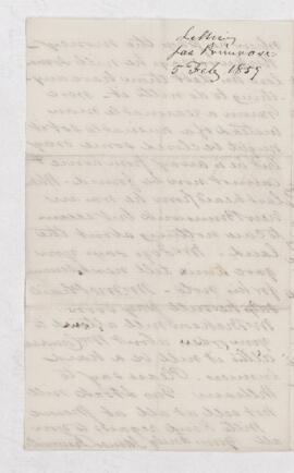 Letter, 5 February 1859