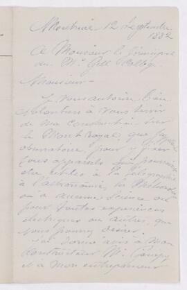 Letter, 12 September 1882