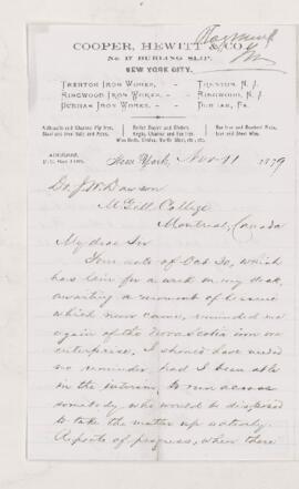 Letter, 11 November 1879