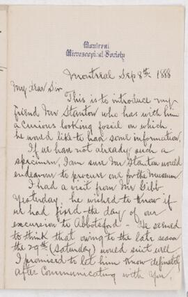 Letter, 8 September 1888