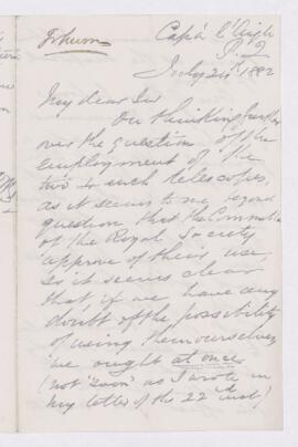 Letter, 24 July 1882