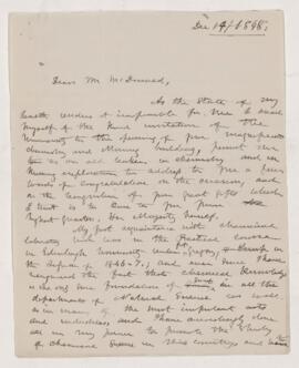 Letter, 14 December 1898