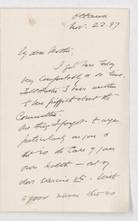 Letter, 22 November 1897