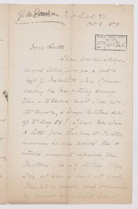 Letter, 2 October 1878