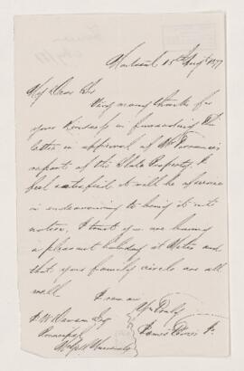 Letter, 15 August 1877