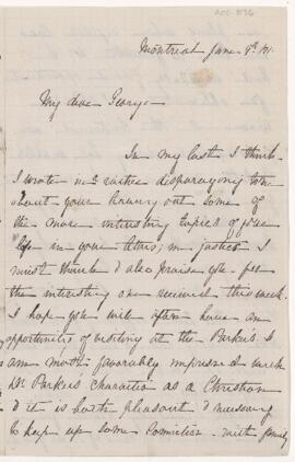 Letter, 9 June 1871