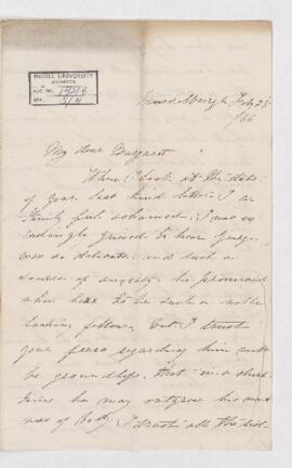 Letter, 28 February 1866