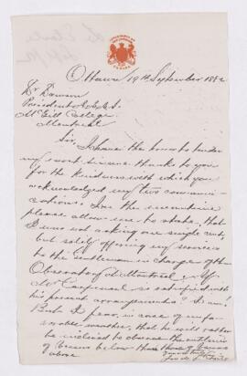 Letter, 19 September 1882