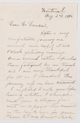 Letter, 2 August 1880
