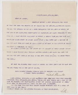 Letter, 22 February 1887