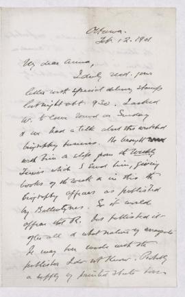 Letter, 12 February 1901