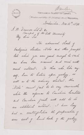 Letter, 13 November 1880