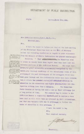 Letter, 5 March 1896