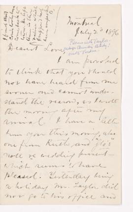Letter, 2 July 1896