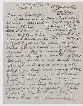 Letter, 20 October 1942